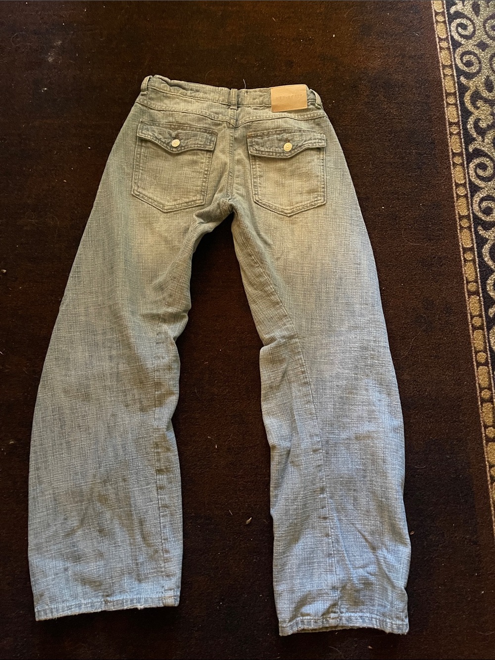 We the Free HIGHLAND low rise twisted bowed jeans size 25 new without tags. - Picture 2 of 10